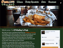 Tablet Screenshot of omalleys-pub.com